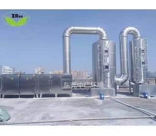 噴漆廢氣處理（水噴淋+吸附法）